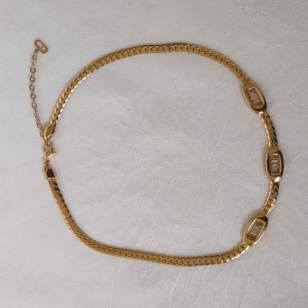 Christian Dior Gold  Necklace